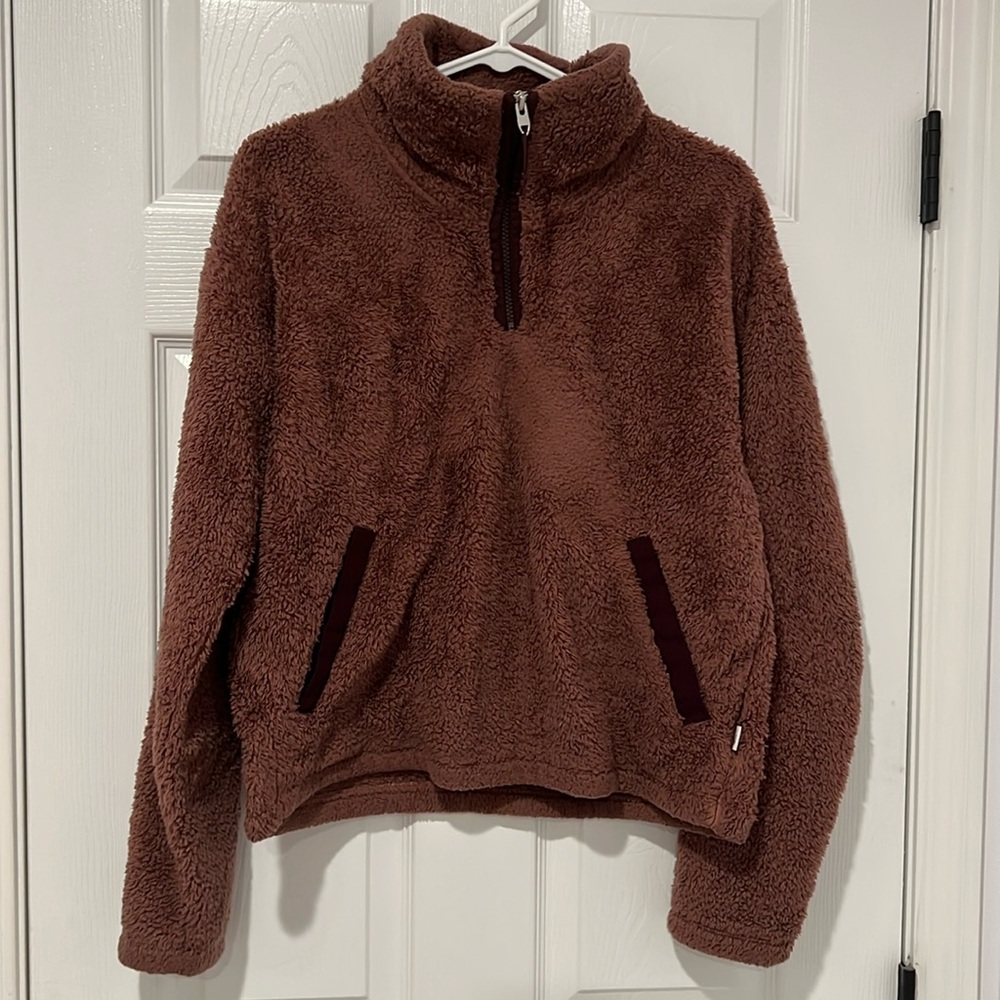 North Face Fuzzy Fleece Quarter Zip